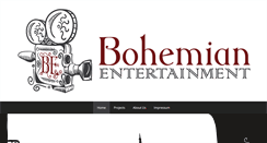 Desktop Screenshot of bohemianentertainment.com