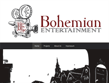 Tablet Screenshot of bohemianentertainment.com